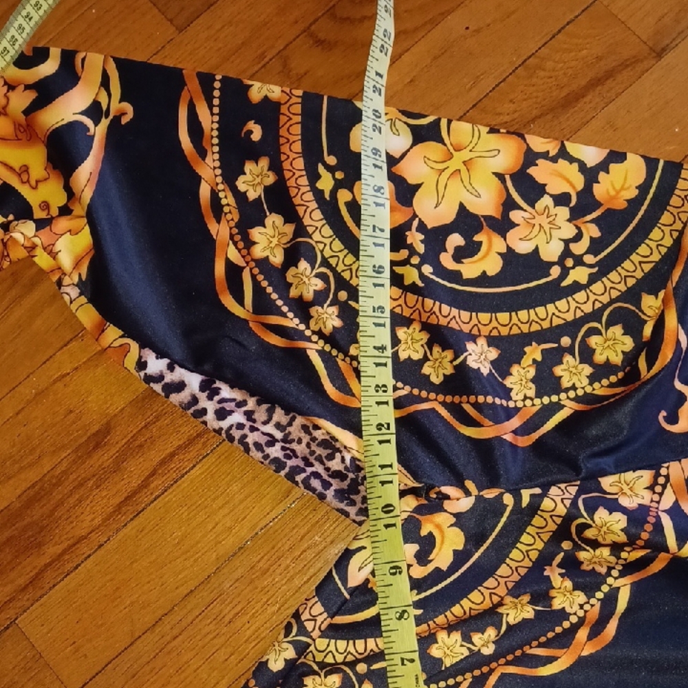 Vibrant Patterned Jacket and Pants Set - Picture 10 of 10